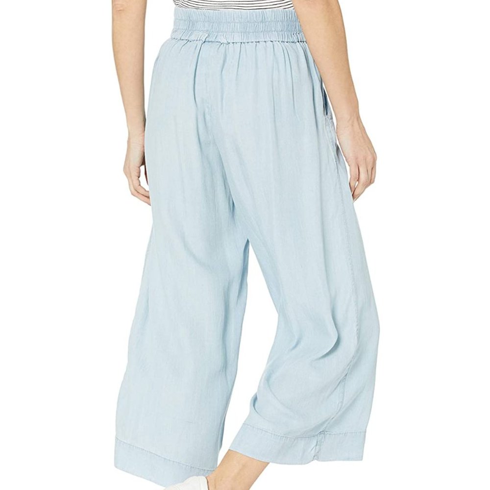 TRIBAL JEANS Chambray Wide Leg Crop Pants XL NWT